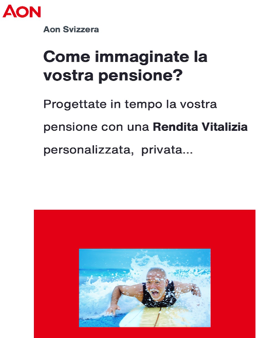 Come immaginate la vostra pensione?